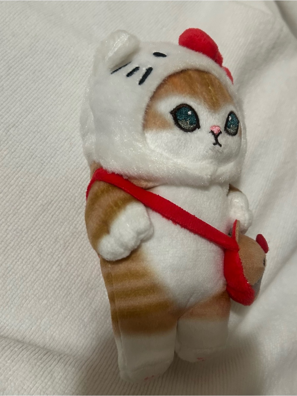 Mofusand Hello Kitty Sanrio Plush Keychain - Picture 6 of 9